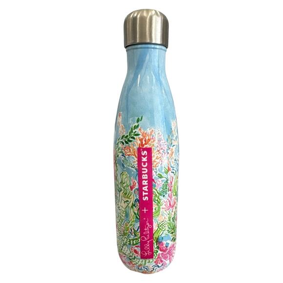 Starbucks Lilly Pulitzer Limited Edition Swell Sirens Calling Water Bottle - Picture 1 of 10